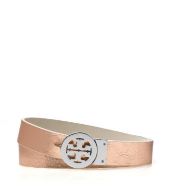 Tory Burch 1" Rotating Logo Belt 