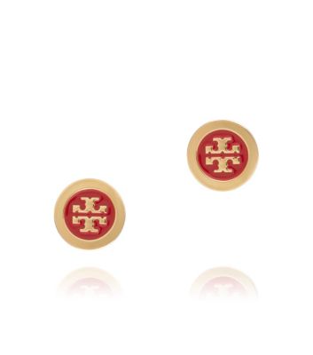 ENAMEL STUD EARRING