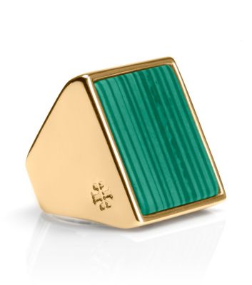 FLAT STONE RING