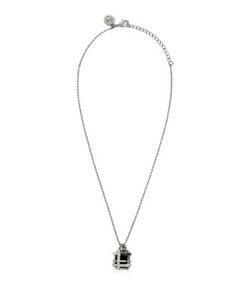 MINI GINGHAM PAV&Eacute; PENDANT