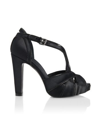 Brandy Satin High Heel Sandal