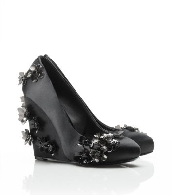 Pixie Satin Wedge