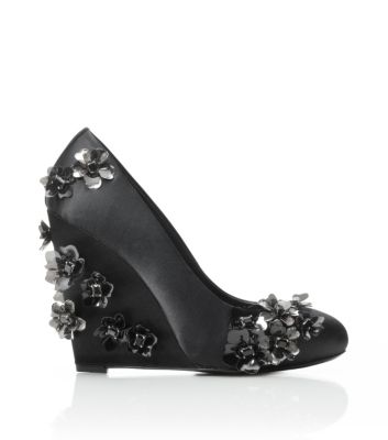 Pixie Satin Wedge