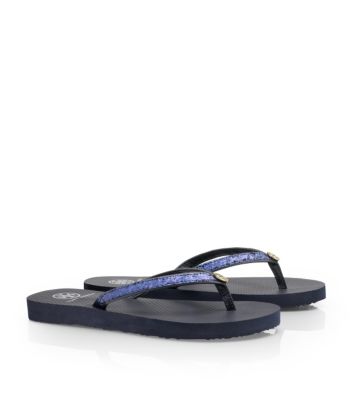 Tory Burch Adia Glitter Flip Flop  