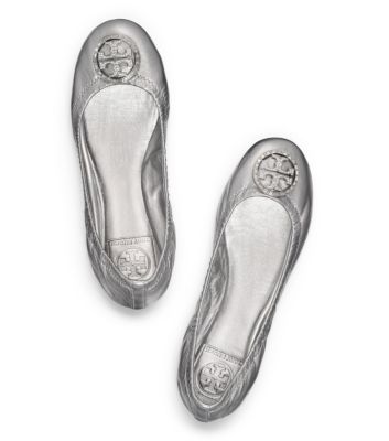 Tory Burch Metallic Violet Ballet Flat 