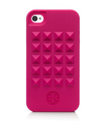 Pyramid Stud Silicone Case For iPhone 4