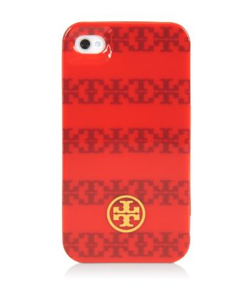 "T" Stripe Jacquard Hardshell Case for iPhone 4