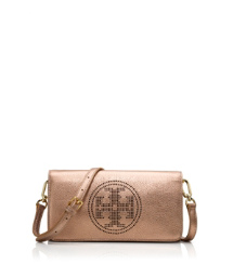 Perforated Logo Clutch