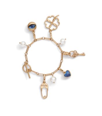 Chic Tory Burch charm bracelet