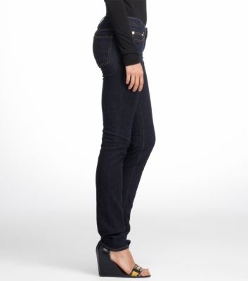 Tory Burch Super Skinny Saturated Jean 