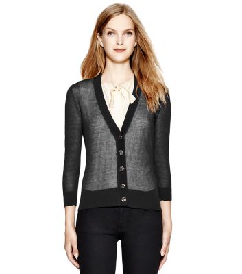 Tory Burch Shrunken Simone Cardigan 