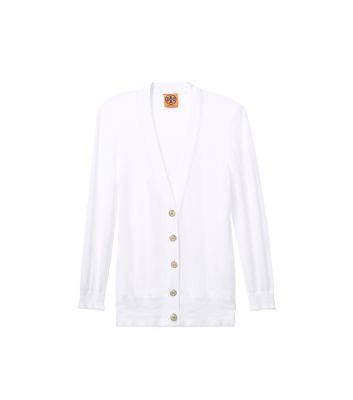 Tory Burch Shrunken Simone Cardigan  