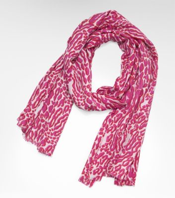TORY BURCH FOUNDATION CHEETAH SCARF