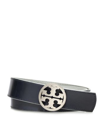 METALLIC REVERSIBLE LOGO BELT
