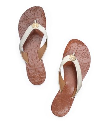 Tory Burch Tumbled Leather Thora Sandal 