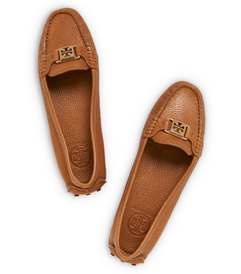 Tory Burch Tumbled Leather Kendrick Driver 