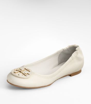 TUMBLED LEATHER REVA BALLET FLAT