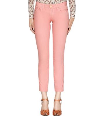 Tory Burch Alexa Cropped Skinny Jean  