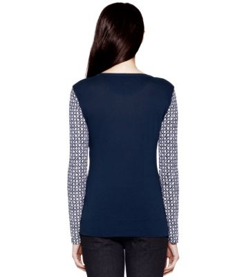 Ivory Elandia  Tory Burch Cassie T-shirt 