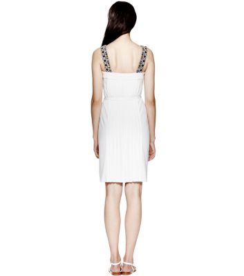 Pure White Tory Burch Jacqueline Dress 