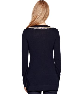 Med Navy Tory Burch Dove Tunic 