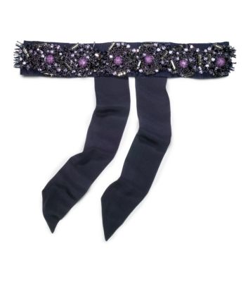 Tory Burch Swirl Embellishment Sash/headband 