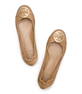 Tory Burch Snake Print Serena Ballet Flat 