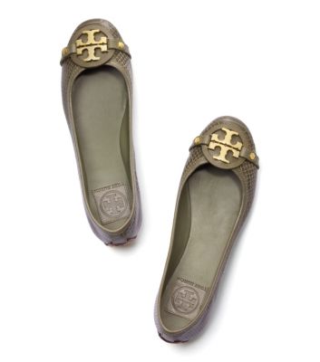 Tory Burch Snake Printed Aaden Ballet Flat 