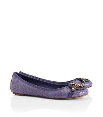 Tory Burch Snake Printed Aaden Ballet Flat  