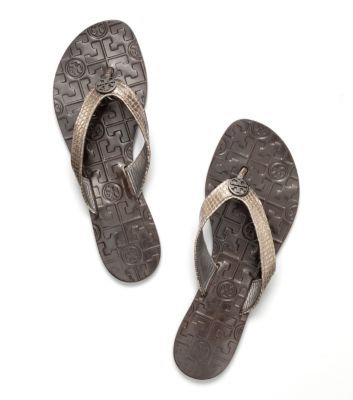 Metallic Snake Printed Thora Sandal