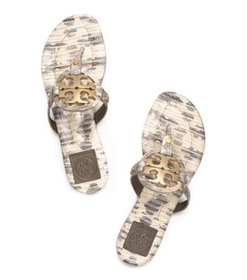Tory Burch Lizard Print Miller 2 Sandal 