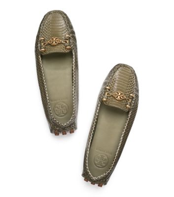 Tory Burch Snakeprint Daria Driver 