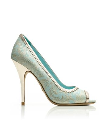 Tory Burch Chantalle Peeptoe Pumps 