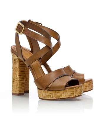 Vanetta Basketweave Platform Sandal