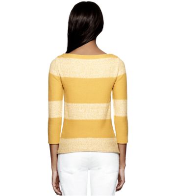 Golden Sun/vanilla Cake Tory Burch Becky Sweater 