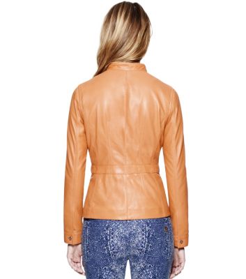 Tory Burch Beacon Leather Jacket 