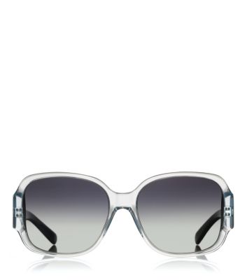 Blue Tory Burch Oversized Square Sunglasses 
