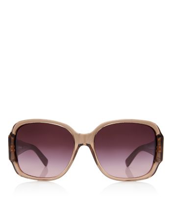Purple Tory Burch Oversized Square Sunglasses 