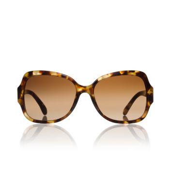 Tortoise Tory Burch Butterfly Sunglasses 