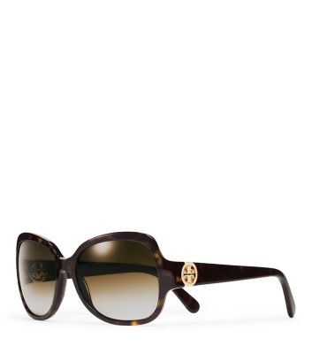Purple Tory Burch Butterfly Sunglasses  