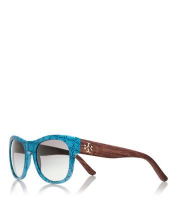 Blue Tory Burch Magpie Sunglasses 