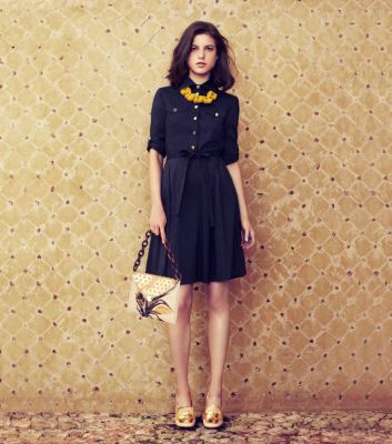 Tory Burch The Navy Shirtdress 