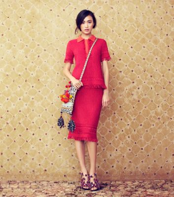 Tory Burch The Boho Polo & Pencil 