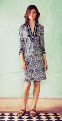 Tory Burch The Tilework Tunic Dress 