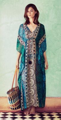 Tory Burch The Long Caftan: Vintage Glamour 