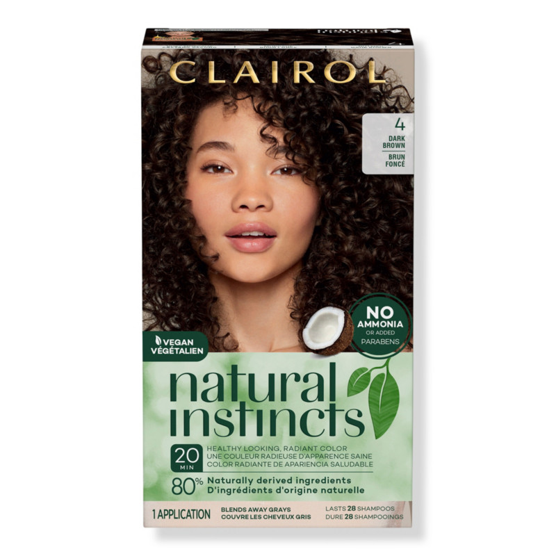 Hair Color Clairol Clairol Natural Instincts 28 Nutmeg (Dark Brown 