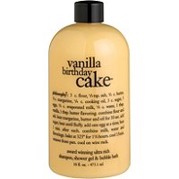 Vanilla Birthday Cake 3-in-1 Shampoo, Body Wash, and Bubble Bath