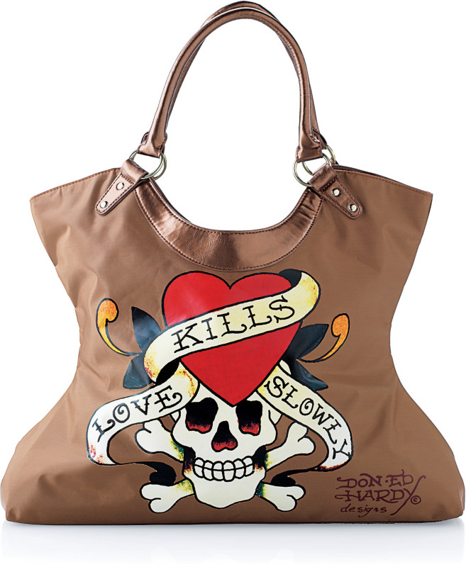 FREE! tote w/any $75.00 Ed Hardy women fragrance purchase