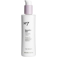 Online Only No 7 Beautiful Skin Cleansing Lotion