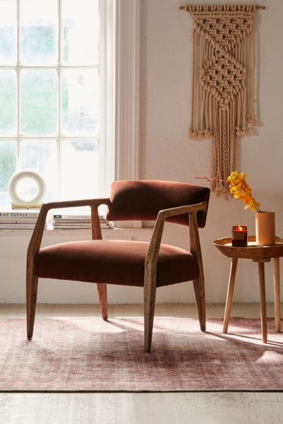 Edith Velvet Arm Chair